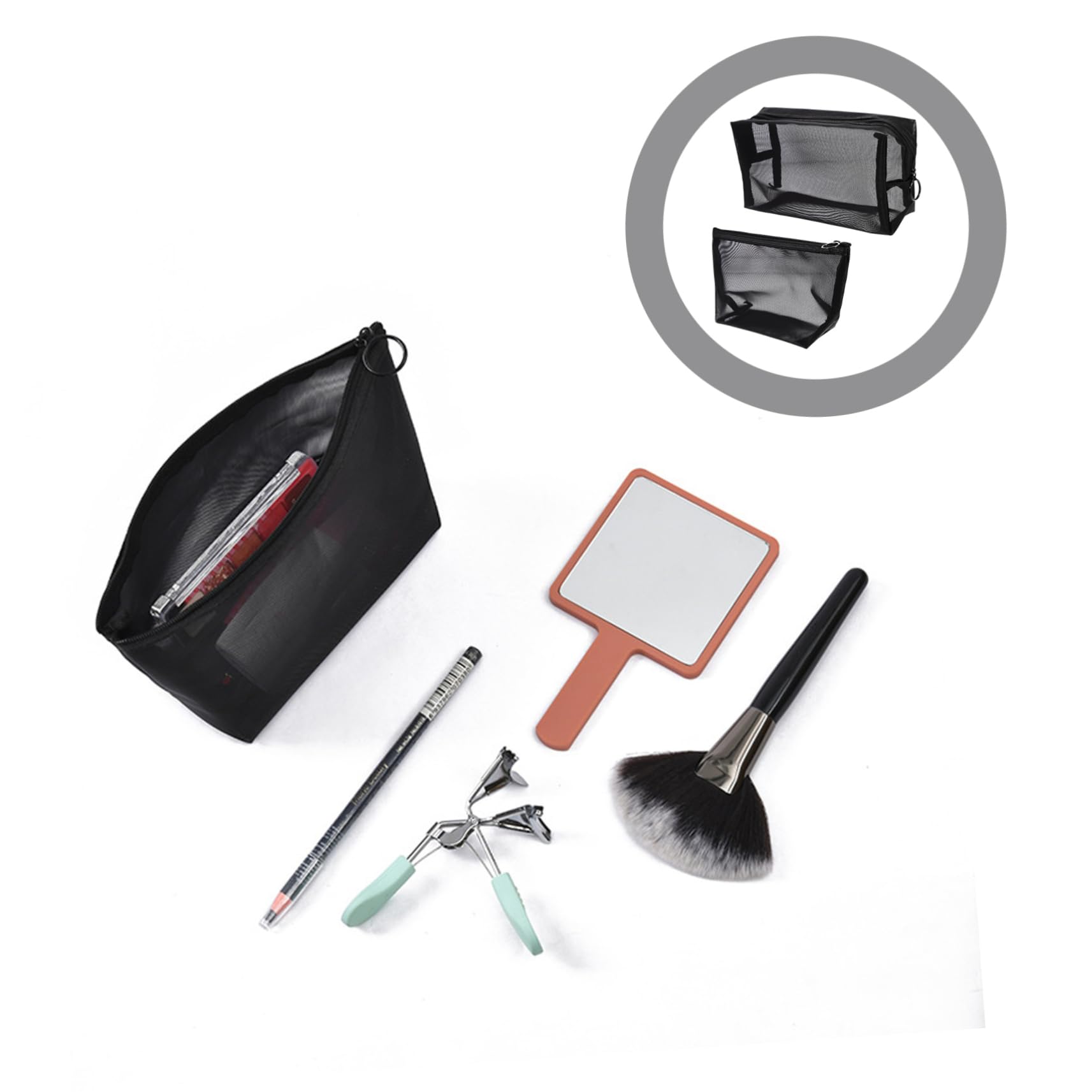 ABOOFAN 10piezas Bolsa De Almacenamiento De Cosméticos De Transparente para Organizador De Artículos De Aseo para Hombres De Gran Capacidad Neceser De Ducha y Accesorios De