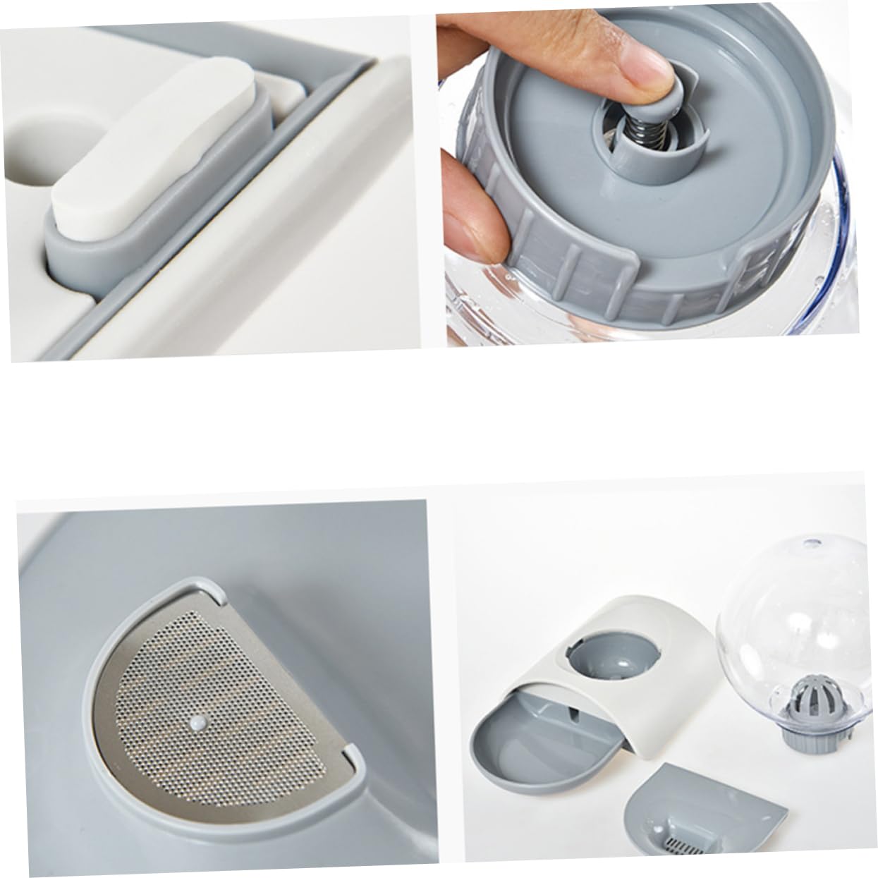 Bebedero Automático 2.8 litros para Mascotas de Gran Capacidad Diseño Desmontable y Material Abs para Gatos y Perros en Tiendas de Mascotas y Exteriores