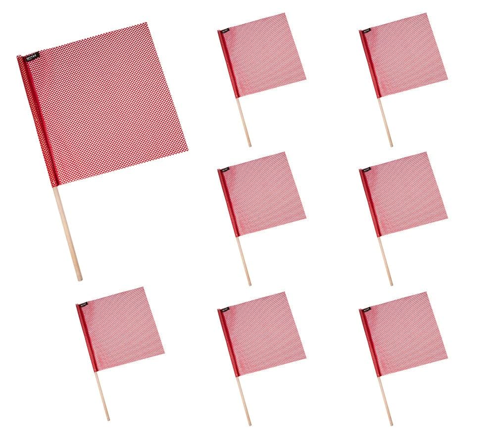 Mytee Products 15 Pcs Magnetic Oversize Load Sign Kit - 2 Mesh Oversized Load Banner, 8 Pcs Mesh Warning Flag w/Wood Dowel & Wire Loop, 1 Bag & 4 Magnetic Flag Holder for Construction, Pedestrian Sign — Amazon image 25