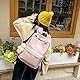 TIAASTAP Kawaii Rucksack Schule für Teenager Mädchen, Aesthetic School Bag Cute Backpack Wasserdicht Schulrucksack Mädchen Schultasche 14 Zoll Laptop Rucksack Kinderrucksack Schulranzen