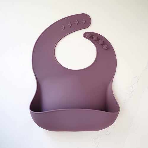 Miniatura 7 de AVA  OLIVER Silicone Bib Set - Adjustable Waterproof Bibs - Set of 2 Azul (Skies), Coconut, Confeti de coco, Dusty Rose, Flor Lei, Forest, Guava,