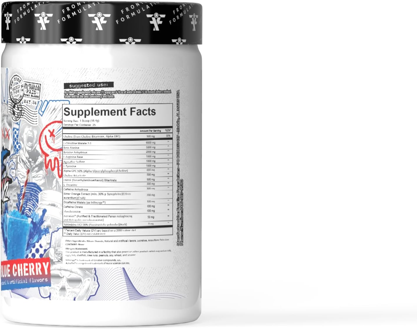 Crucible Pre-Workout Powder, Explosive Workouts, Laser Focus, High Stim, Amazing Flavor, Veteran Owned and Operated (25 Servings, Blue Cherry Slushie)