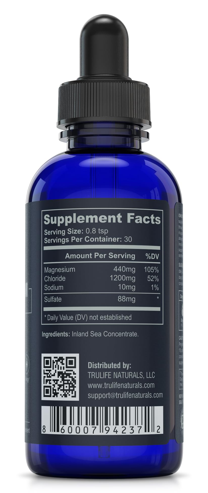 Ionic Magnesium Drops 440 mg- 4oz (48 Servings) Concentrate from Utah’s Great Salt Lake | Liquid Magnesium Supplement for Vitality & Hydration Support - Muscle, Bone & Nerve Function — Amazon image 2