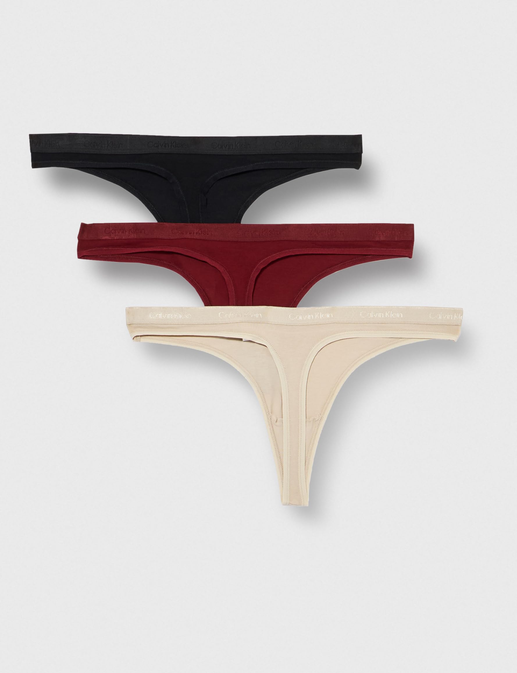 Calvin Klein Tanga Mujer Pack de 3 Thong Ropa Interior