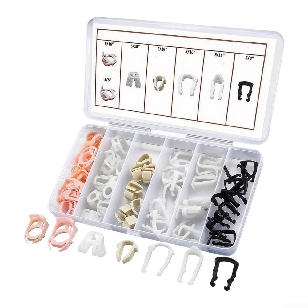 Kit Abrazaderas Línea Combustible 140 Pzas Nylon 3/8