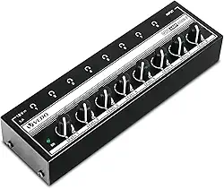 VEDO HA800-P Amplificador de Fones de Ouvido com 8 Canais, Controle de Volume Independente, Entrada Áudio 6,35mm, Design Compacto para Estúdio, Produção Musical e Monitoramento