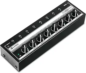 VEDO HA800-P Amplificador de Fones de Ouvido com 8 Canais, Controle de Volume Independente, Entrada Áudio 6,35mm, Design Compacto para Estúdio, Produção Musical e Monitoramento