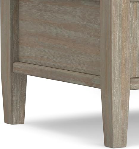 Miniatura 9 de Mesa de café Simpli Home Shaker, color marrón miel, Pino, Distressed Grey Distressed Grey,Gris niebla,Marrón (Tobacco Brown),Negro -,Carbón Marrón