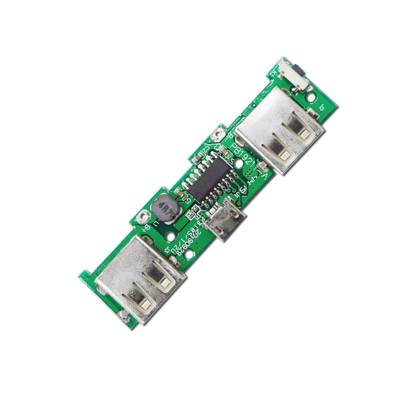 DHRUVPRO 2USB Power-Bank Charging Module Circuit Board with DC-DC Step Up Boost Power Supply Module 5V 1A (2 USB)-image-33