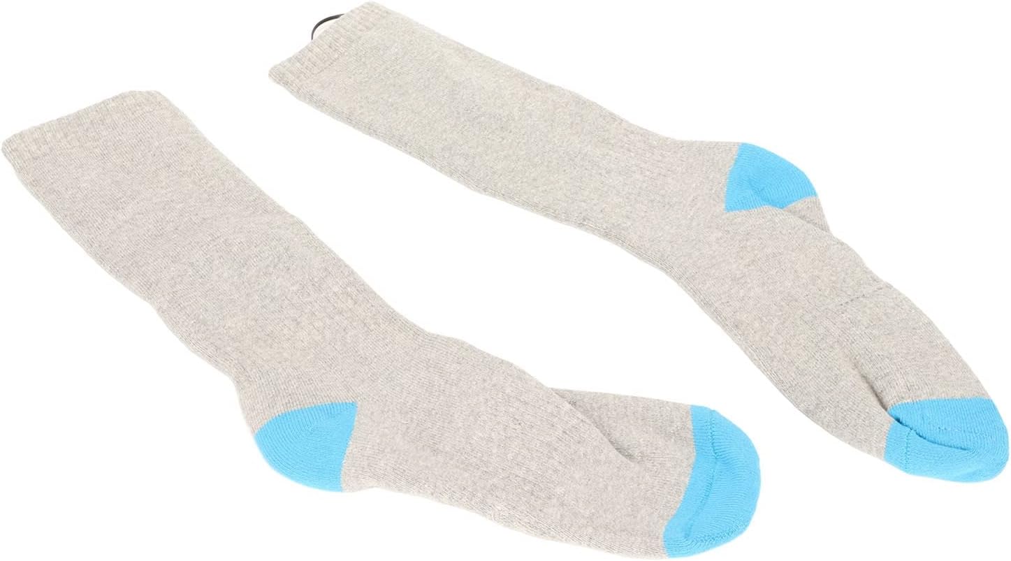 Electric Heated Socks, Rechargeable Battery Powered Infrared Heating Thermal Winter Socks, Ideal for Men Women Outdoor Sports Camping Skiing Snowboarding Hiking