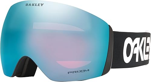 Vista 56 de Oakley Gafas de nieve Flight Deck L Correa negra mate/lente iridio zafiro nieve Prizm