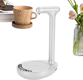 Dispensador de botellas de agua – Bomba de bandeja de agua embotellada | Bomba automática de tarro de agua blanca, dispensador de riego de botellas | Recargable 6 modos suministros para el hogar para