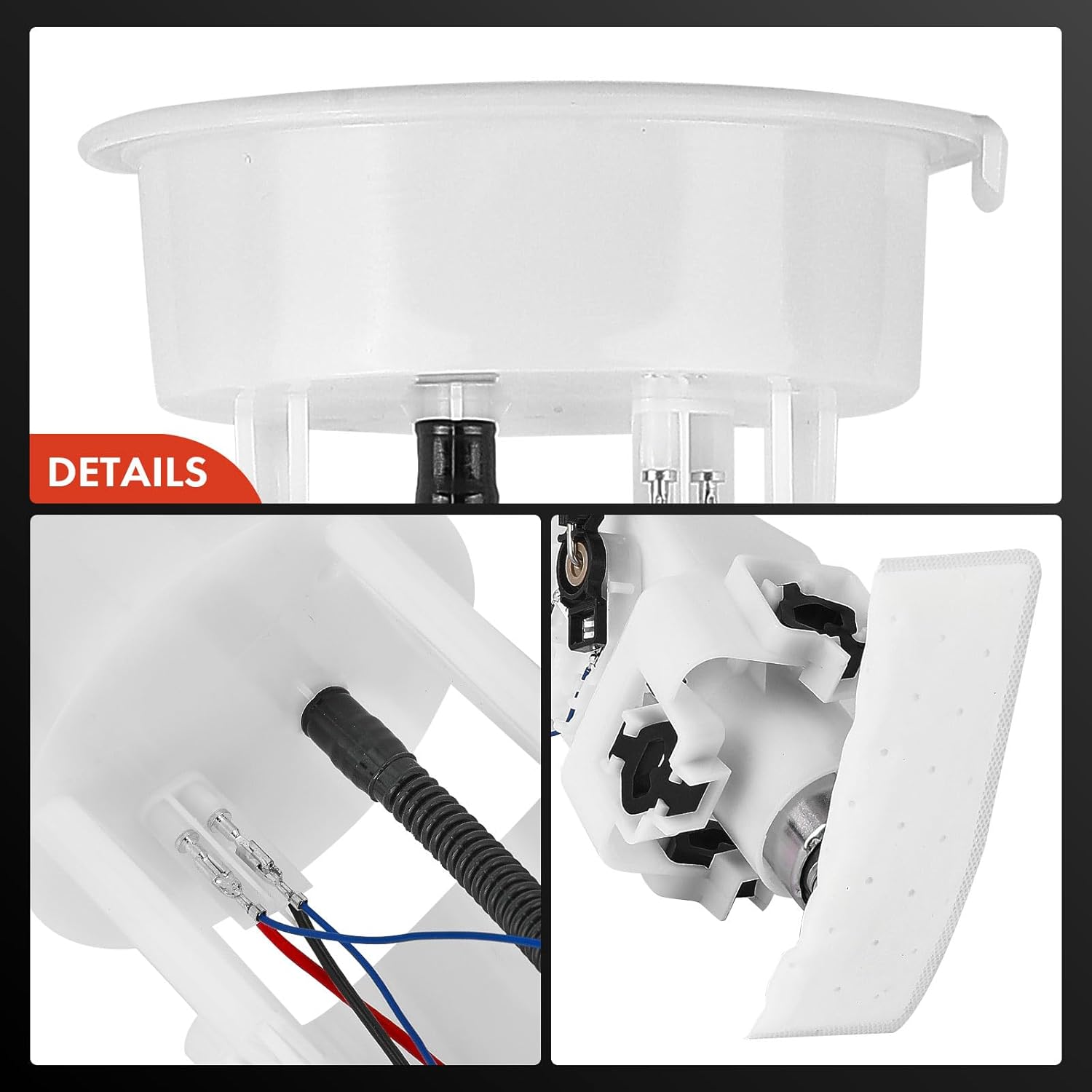 A-Premium Electric Fuel Pump Module Assembly with Sending Unit Compatible with BMW Series X5 2000-2006, 3.0L 4.4L 4.6L, Gas, Replace# E8412M, P5072M