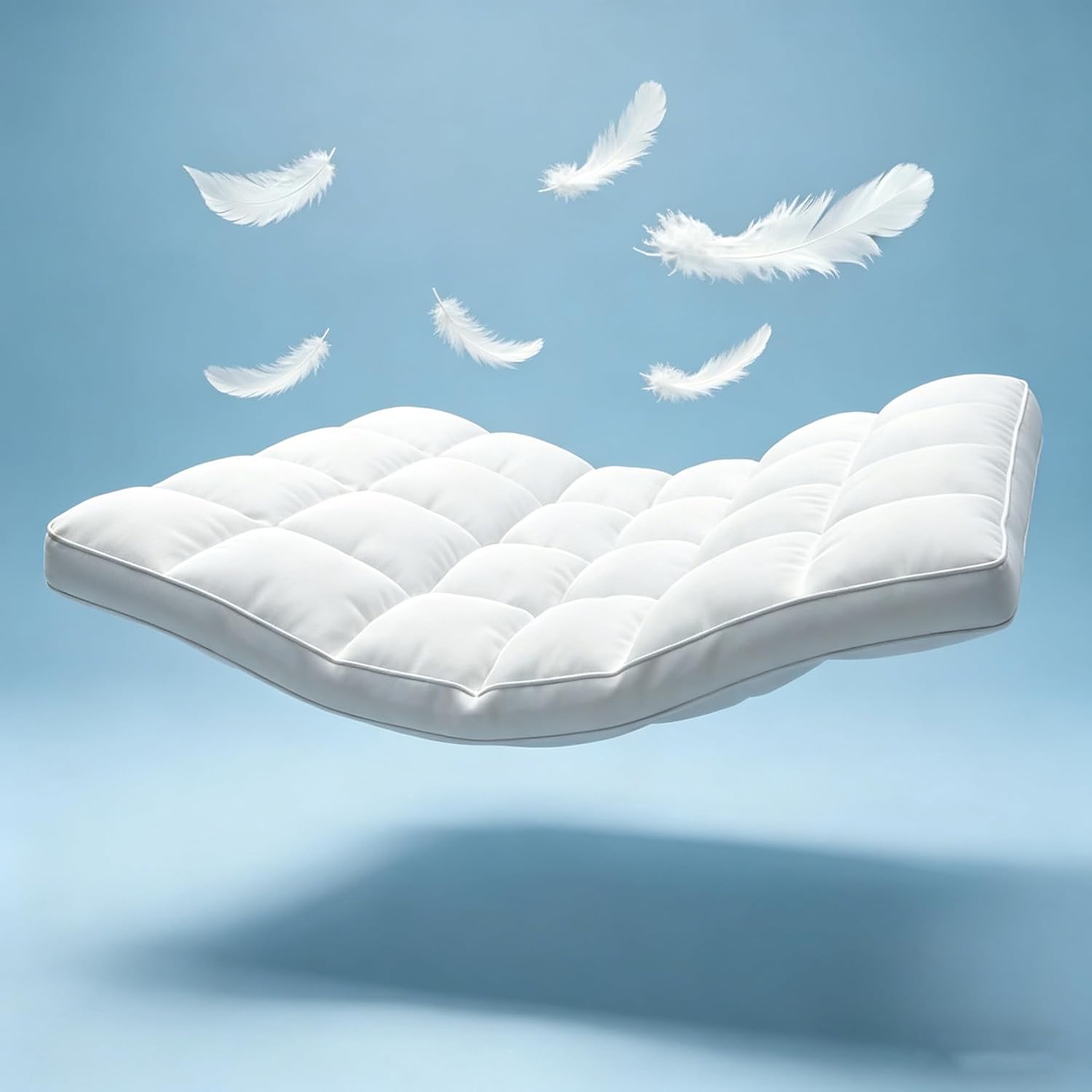 Premium Quilted 1000gsm Luxury Extra Thick Mattress Topper - Breathable & Fluffy Soft,Deep Pocket Pillow Top Mattress Pad Fits 8-21 Inch Beds,Transform Your Sleep Qualityt,Wake up Pain-Free (Twin XL)