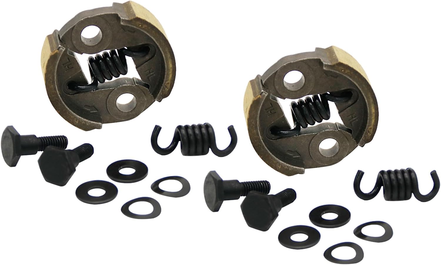 FLMLF 7000RPM Clutch Kit with Replacement Springs Centrifugal Clutch 2 Set for 23cc-45cc Engine Parts for 1/5 HPI Rovan Redcat HSP LOSI 5IVE-t DBXL RC Car Parts