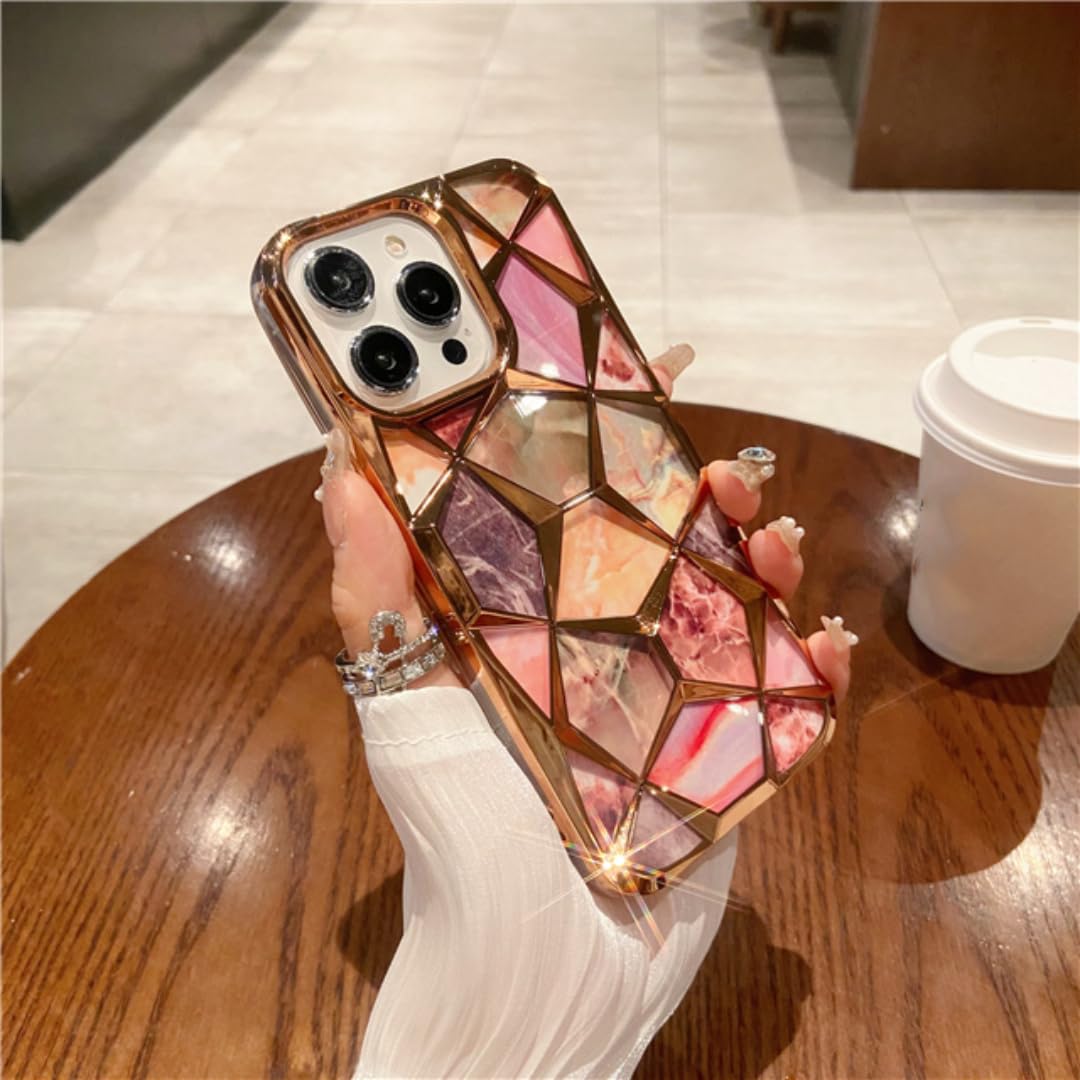 Coque iPhone 13 Pro marbre et or luxe pour une élégance premium au quotidien - 8