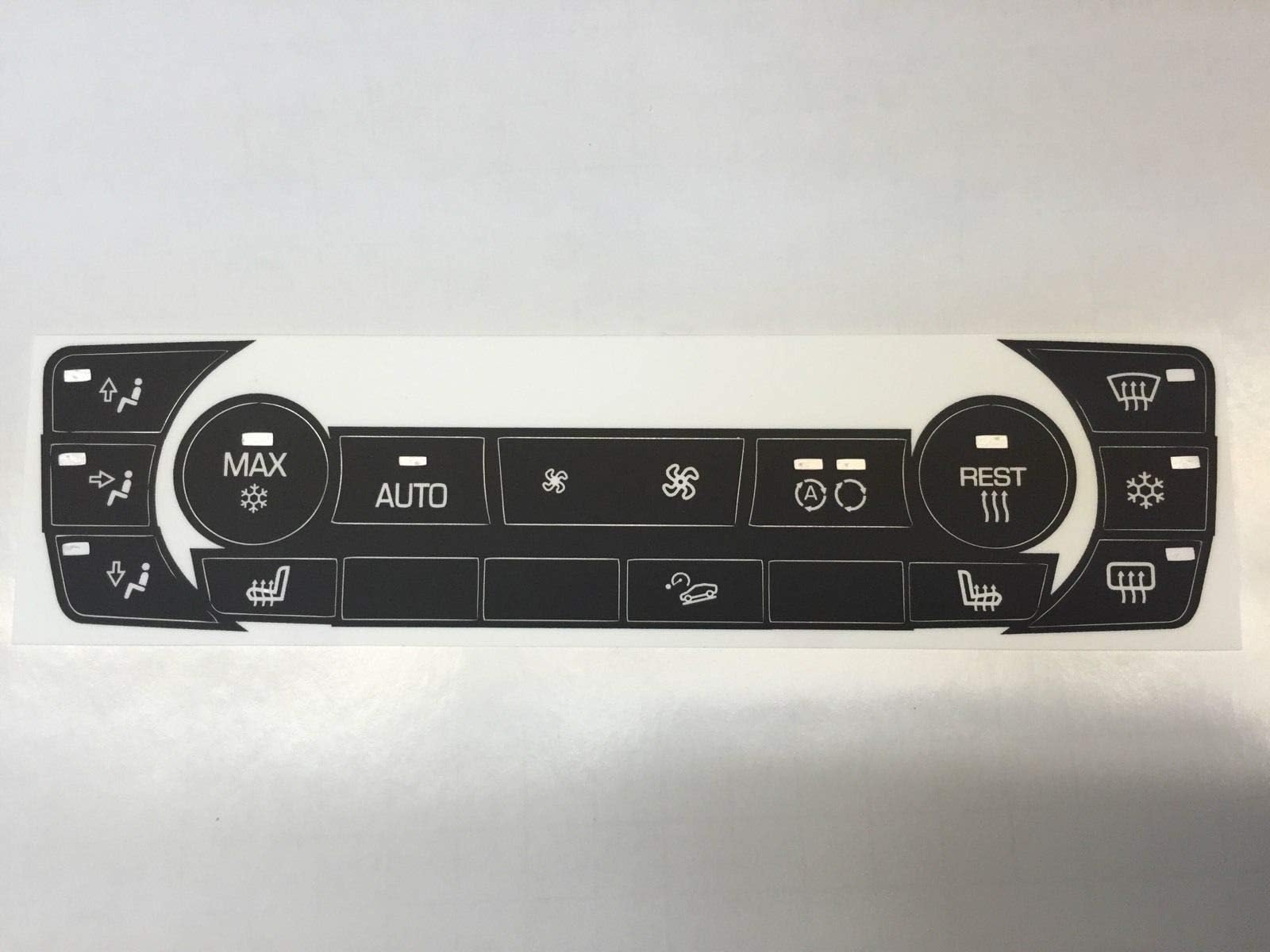 DECAL USA BRAND, 2006-2007-2008-2009-2010-2011 Fits COMPATIBLE WITH BMW 3 series 2006-2011 BMW E90 E91 E92 330i 355Xi AC CLIMATE CONTROL BUTTON KNOB STICKERS REPAIR SET BEST OF AMAZON Made in USA!