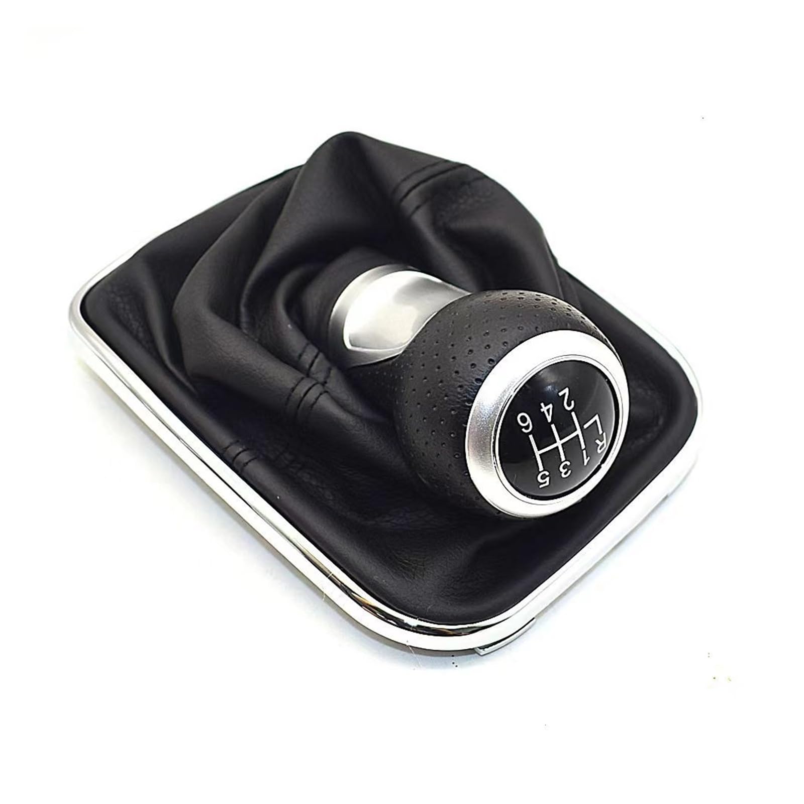 MOCALUX Gear Stick Shift Lever Knob for VW for Golf 4 5/6 Speed Manual Gear Shift Knob Handle Modification Parts(for 6 Speed)