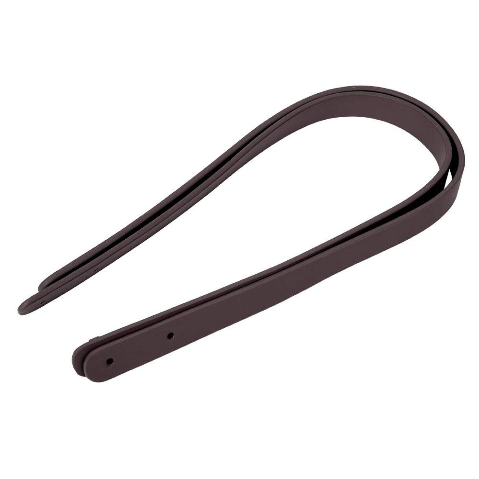 Oumefar 2PCS 65cm Leather Purse Handles Bag Handles Straps with Rivets Straps for Totebag Luggage Accessories Replacement(Coffee)
