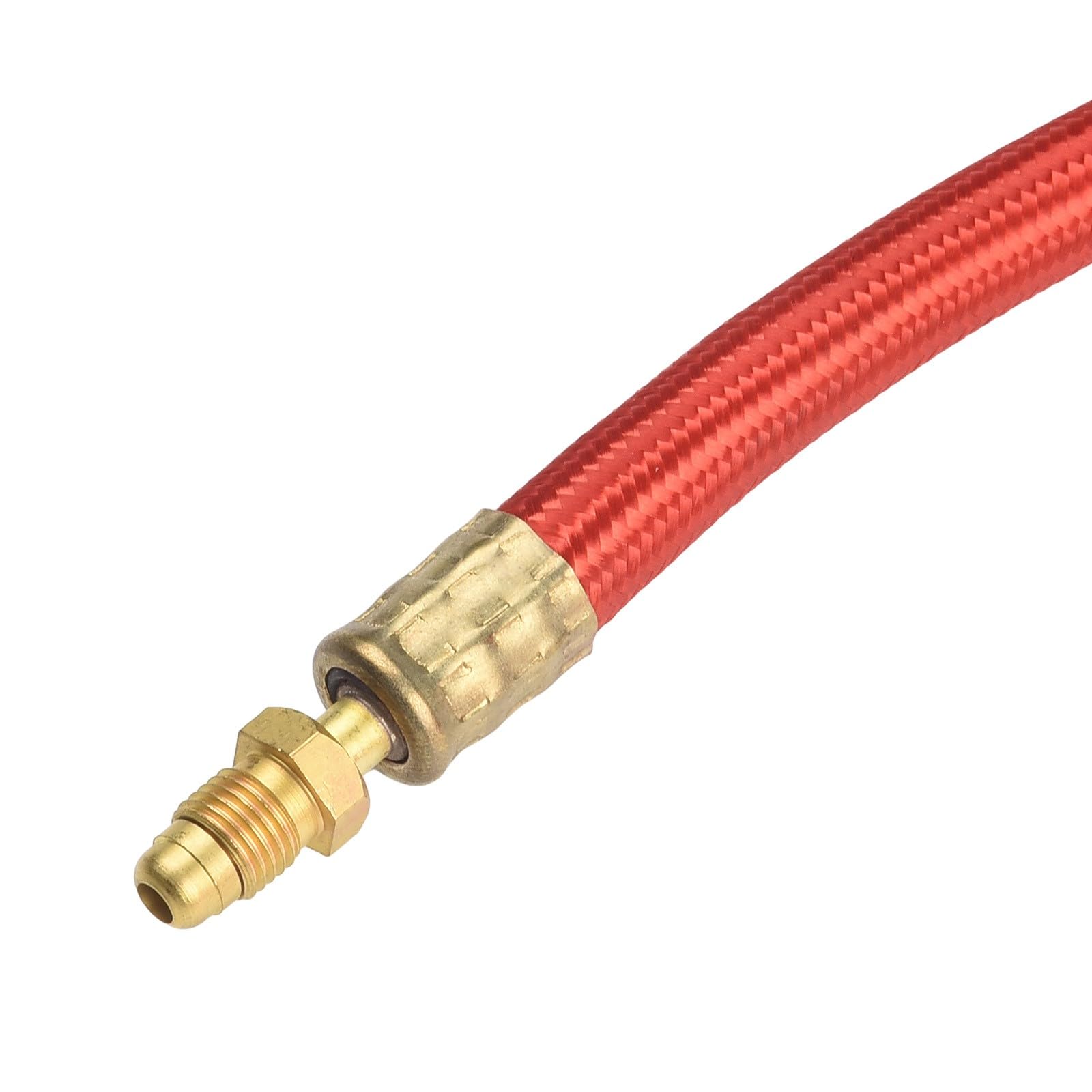 Superflex TIG Cavo di Alimentazione Torcia Serie 9 e 17 Torce Raffreddate Ad Aria Tubo Flessibile in Silicone con Intreccio Nylon 8" x 24 RH Collegamento