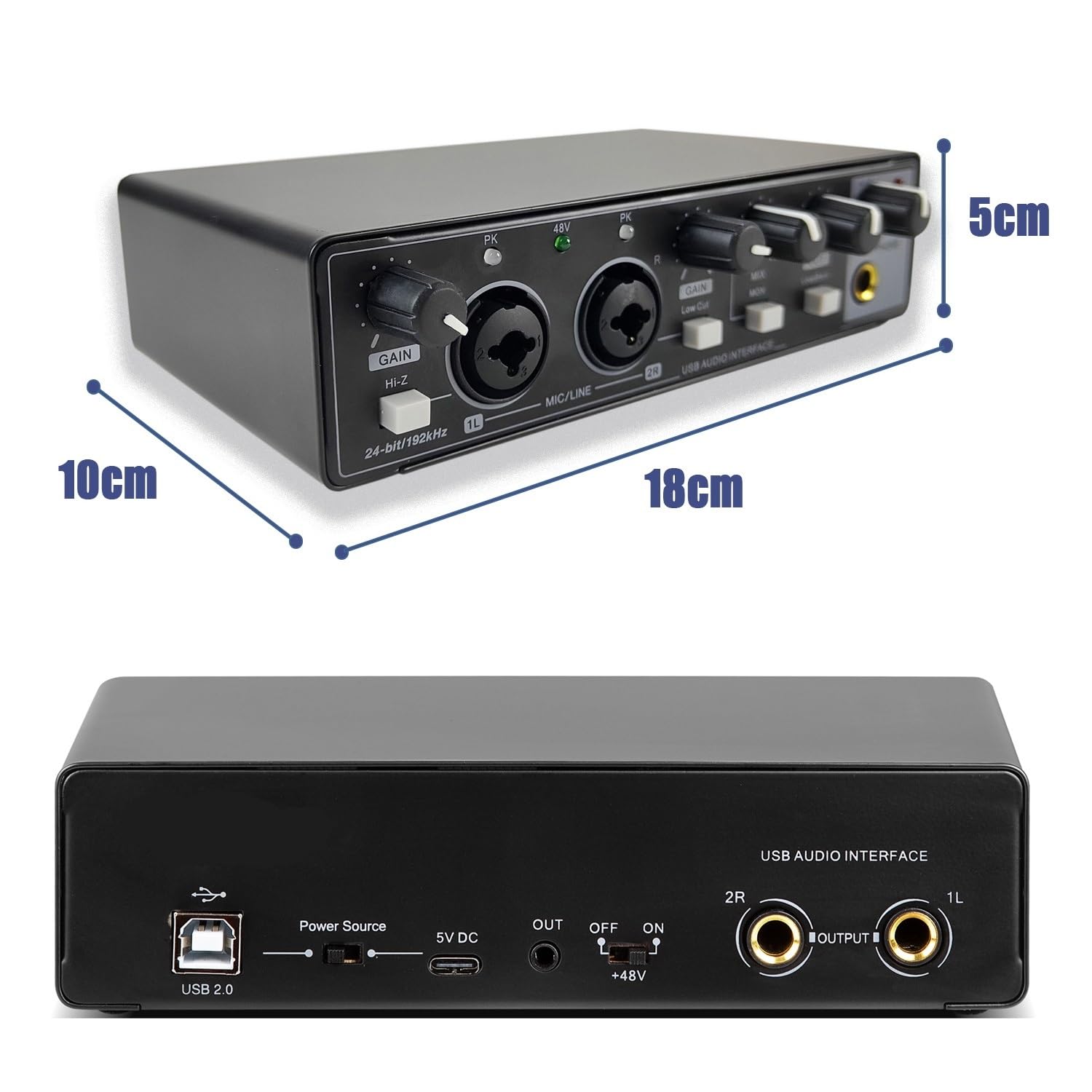 Mesa Mezclas, Tarjeta de sonido for estudio grabación audio Equipo Interfaz USB for