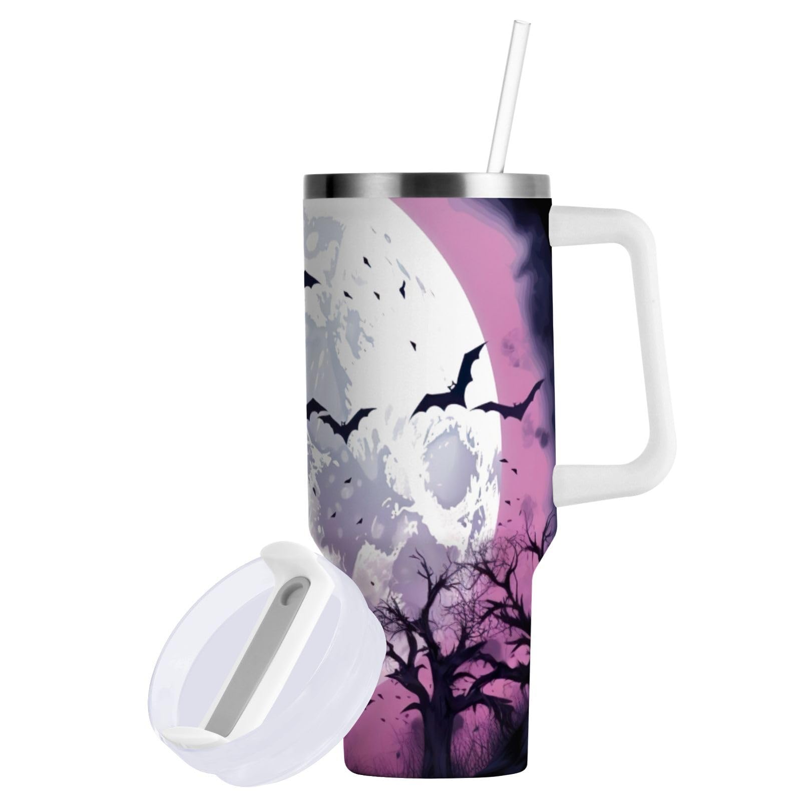 Amazon.com: WELLDAY 40 oz Tumbler with Handle and Straw Lid