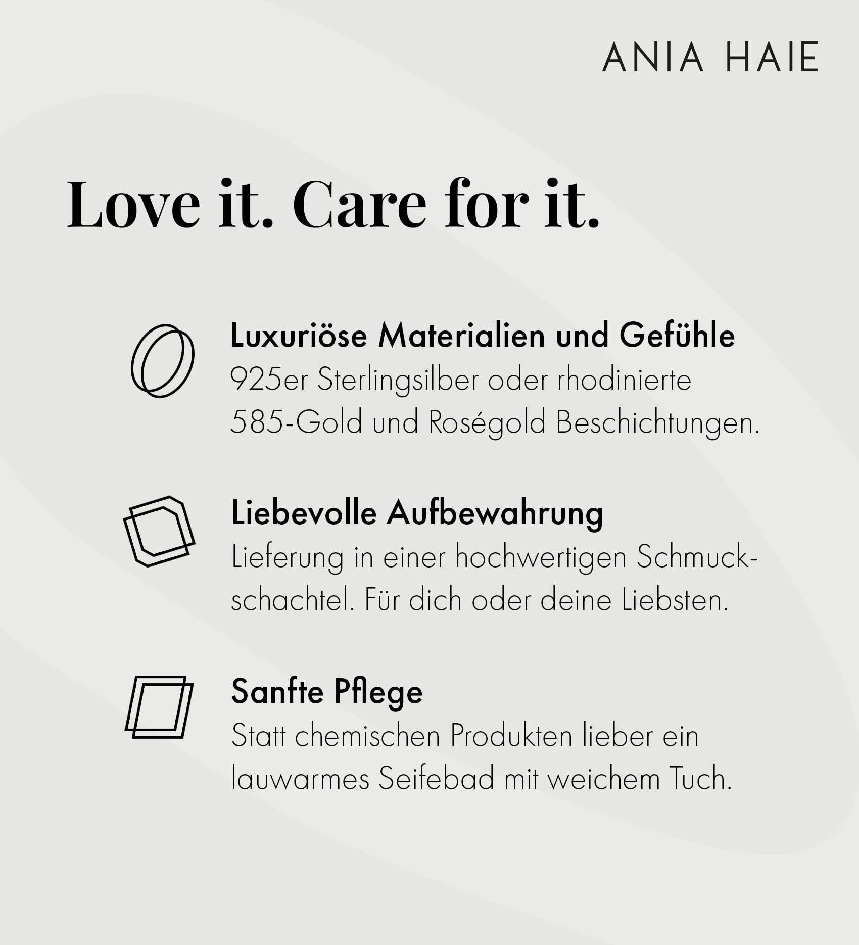 ANIA HAIE Damen Creolen HEART HUNTER Ohrringe aus 925 Sterling Silber, besetzt mit 72 Zirkonia Pavé, Größe: 10,2 mm, inkl. Geschenkverpackung