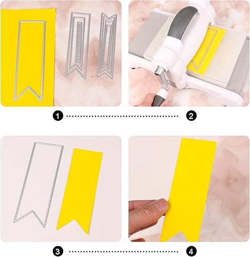 Miniatura 3 de Yoseng - Troqueles para hacer tarjetas de Yoseng, troqueles de corte de metal, plantillas de metal para manualidades, álbumes de recortes,