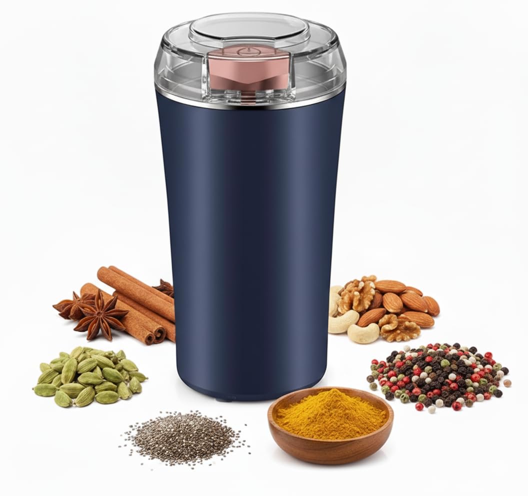 Mini Portable Coffee Grinder - Stainless Steel -1
