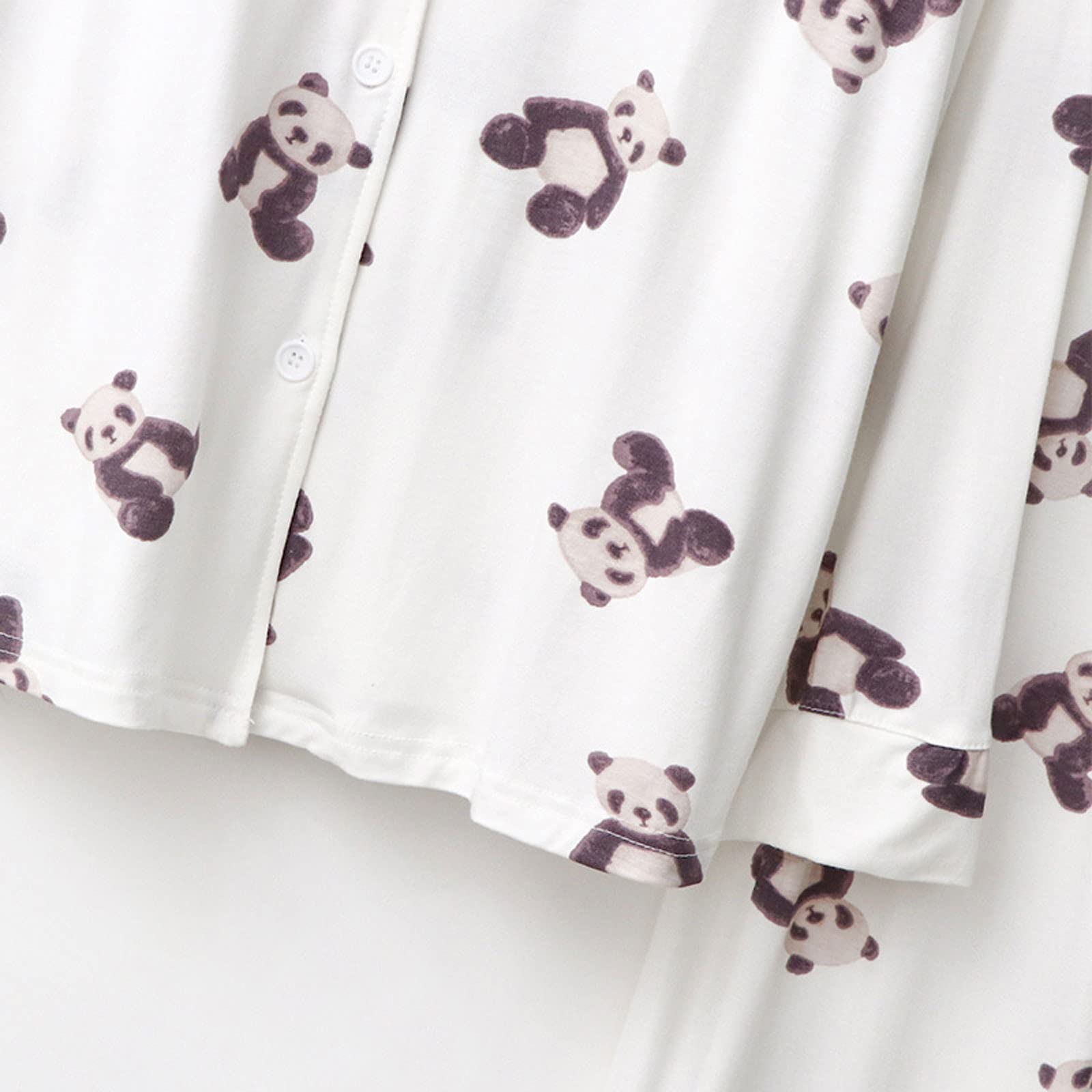 Zestaw piżam damskich Miękka bielizna nocna Pjs Wiosna Lato Jesień Piżamy Damskie Z Długim Rękawem Casual Homewear Garnitur Bielizna Nocna Pijama Feminino PJ Set Loungewear Bielizna nocna (Color : B