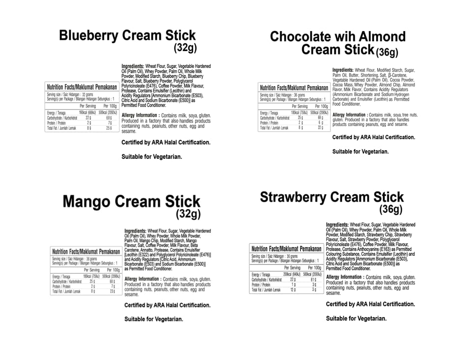 Yogi and Pockys Biscuit Stick Bundle - Mixed Fruity & Chocolate Flavors Variety Pack (Pack of 6, total 6.9oz)