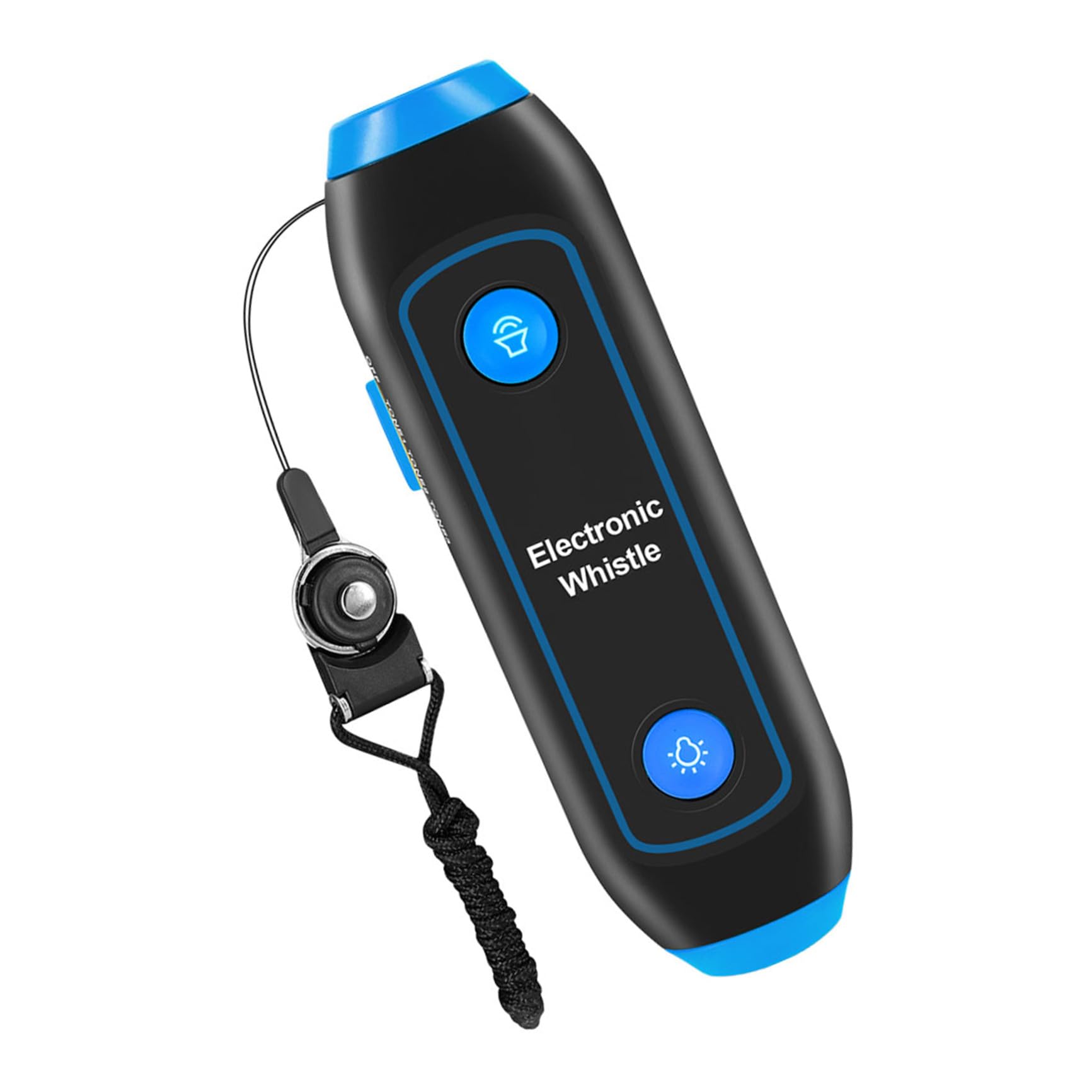 Happyyami Partykrachmacher Gerät elektrische Pfeife Ring Sport Pfeife Sportpfeife Trainerpfeife mit Lanyard Lehrerpfeife Abs Blue