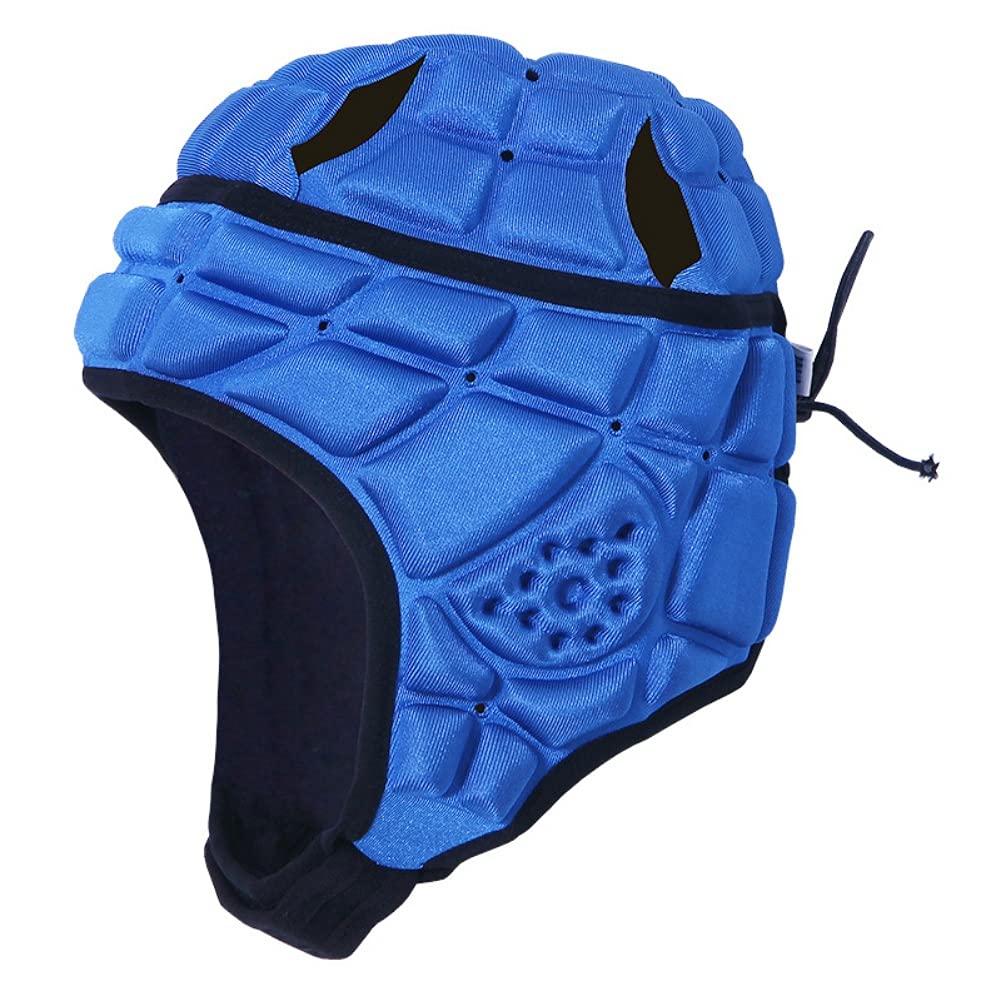 XIYAO Casque De Protection Rembourré Pour Rugby, Foot, Flag Football – Réglable, Léger, Respirant, Tailles Enfant (S/M) Et Adulte (17-25 Pouces)