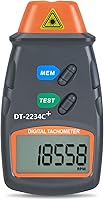 Vista 1 de AGPtek® - Tacómetro digital láser fotográfico profesional, sin contacto, tacómetro RPM
