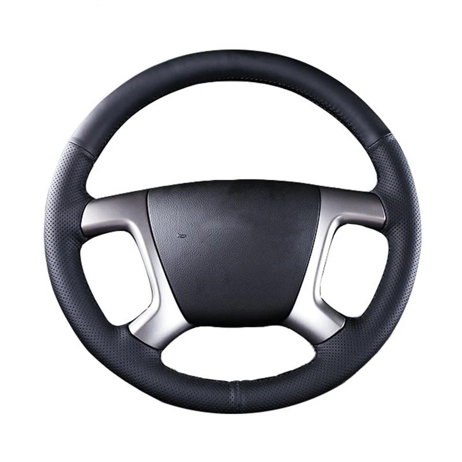 For Captiva 2007-2014 For Silverado For GMC For Sierra 2007 Car Steering Wheel Cover Car Steering Wheel Cover Accessories(Yellow thread)