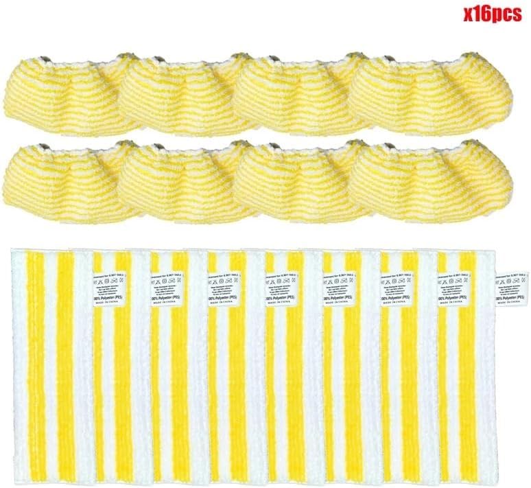 Compatible with Karcher Easyfix SC2 SC3 SC4 SC5 Handheld Vacuum Cleaner Replacement Microfiber Cleaning Cloth Mop Pad Cover Steam Mop Parts(Set12)