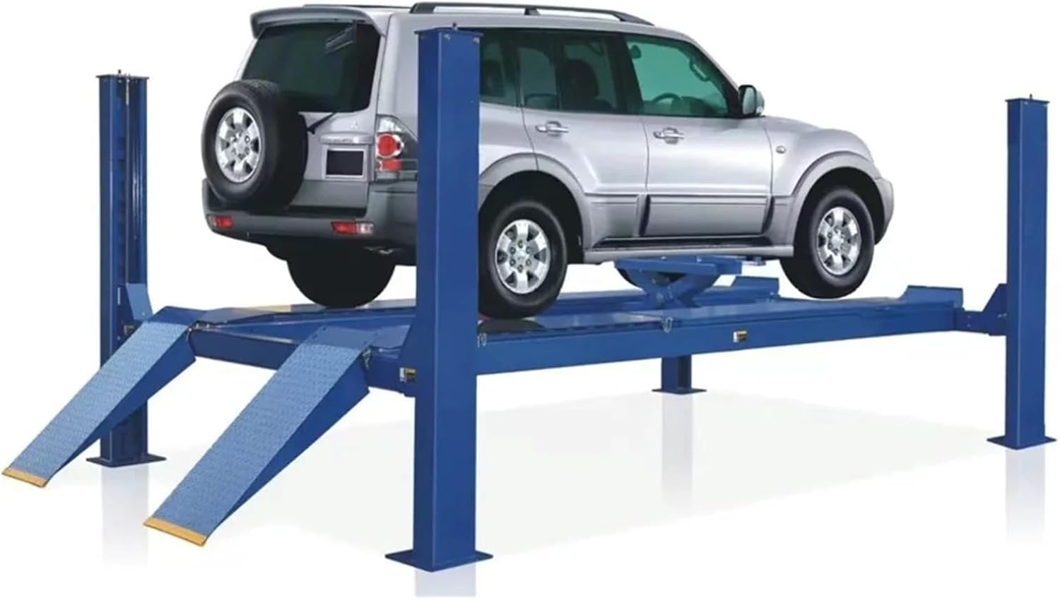 Workshop 4T 5T Four Post Car Lift with CE 4 Poles Lifter Compatible with Wheel Alignment Service 4/5 Ton Lifting Machine