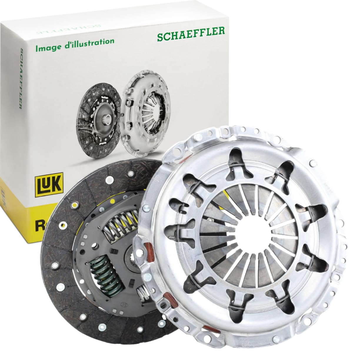 RIDEX 479C0595 Kit de embrague con placa de apriete de embrague con desembrague central con plato de embrague Compatible con FORD Fiesta Mk6 Hatchback CB1, CCN, JA8, JR8