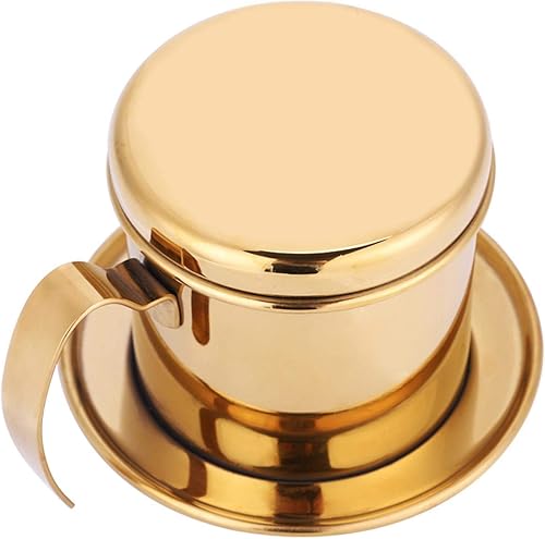 Miniatura 9 de Cafetera de cocina resistente al calor para el hogar, olla de moka, estufa, cafetera, taza de acero inoxidable, taza de café vietnamita, filtro de