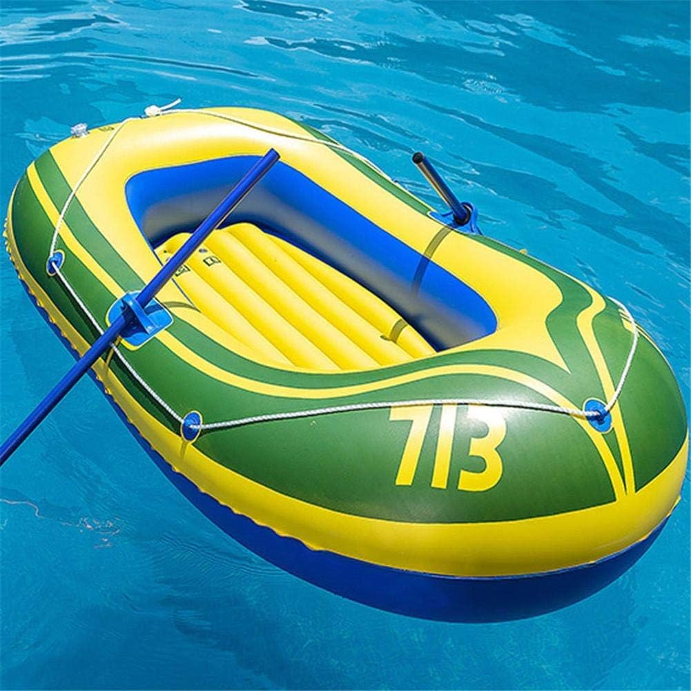 Boat Raft, Inflatable Set,Inflatable Dinghy Rowing Boats For Adults Rubber Dingy Bat-Inflatable Kayak Canoe Fishing,Thickened Fishing Tear-resistant Foldable 2-person Drifting Boatinflatable boat