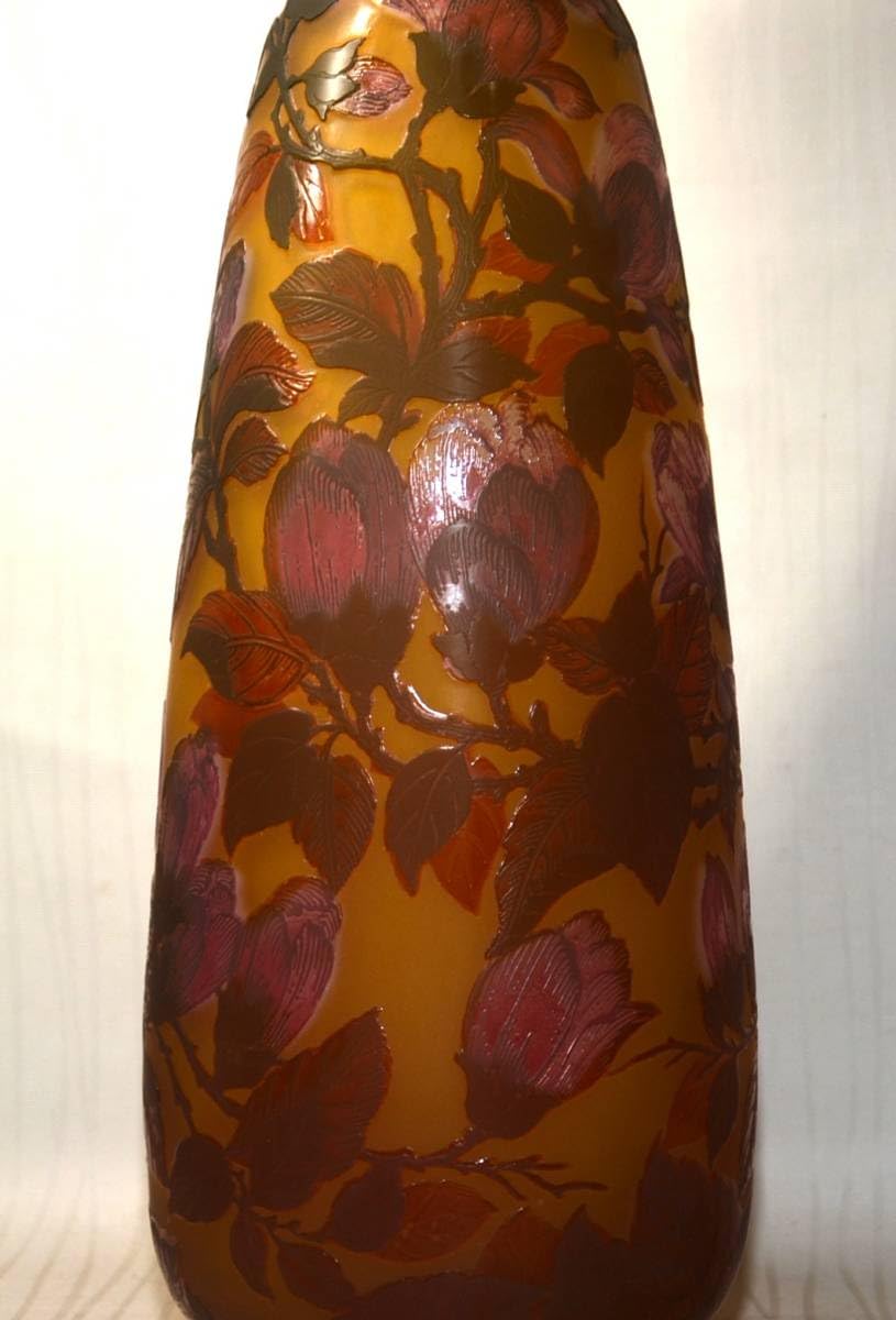 ガレ風 フラワーベース Amazon.co.jp: 初荷です エミール ガレ風 花草文フラワーベース