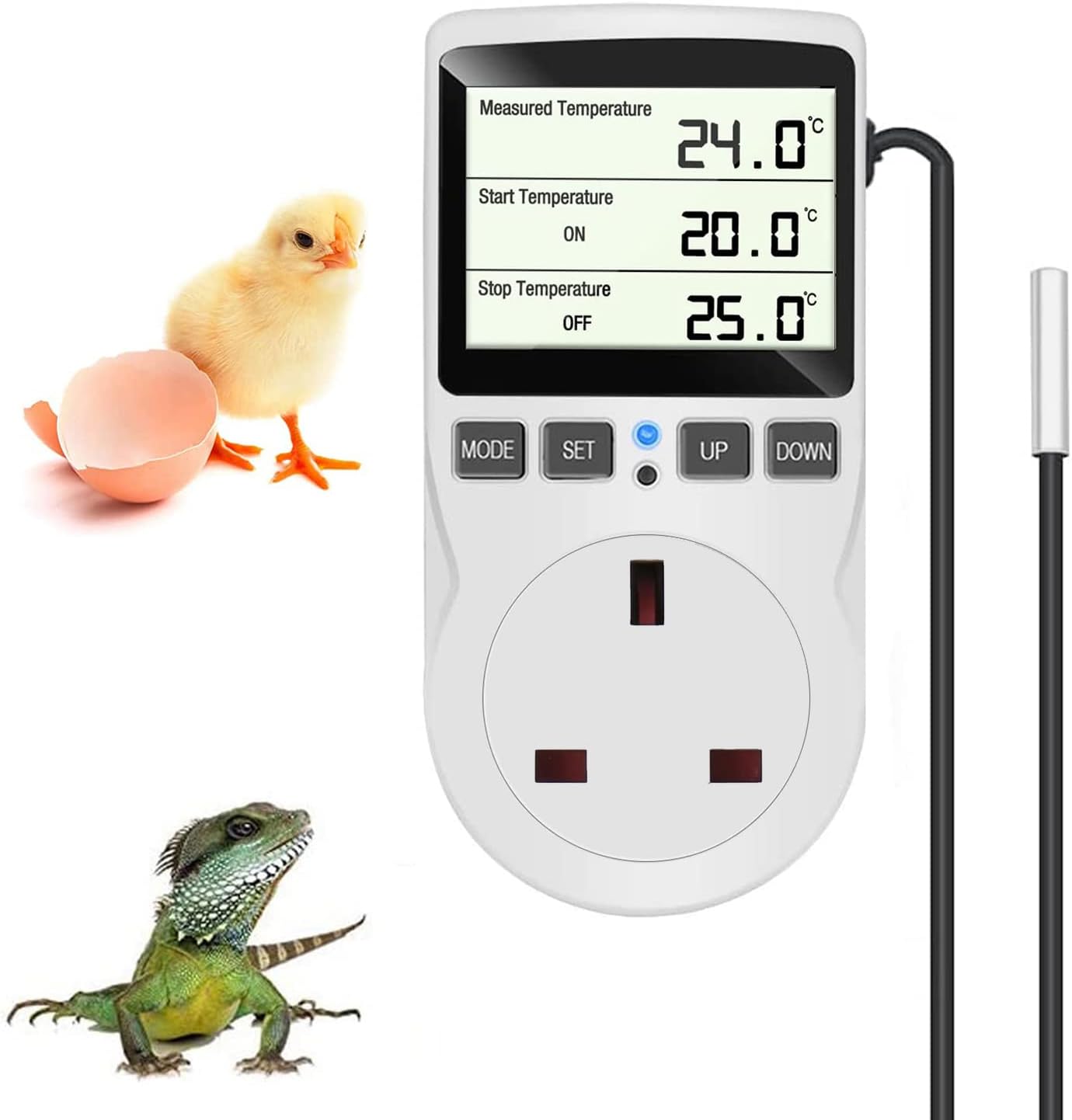 Dual Probe Pymeter Smart Controller Digital Heat Mat Pymeter Dual