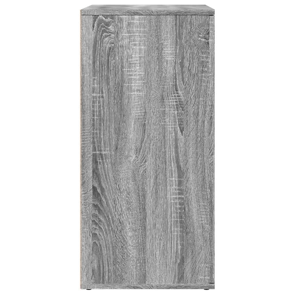vidaXL Aparador de Madera de ingeniería Gris Sonoma 79x38x80 cm