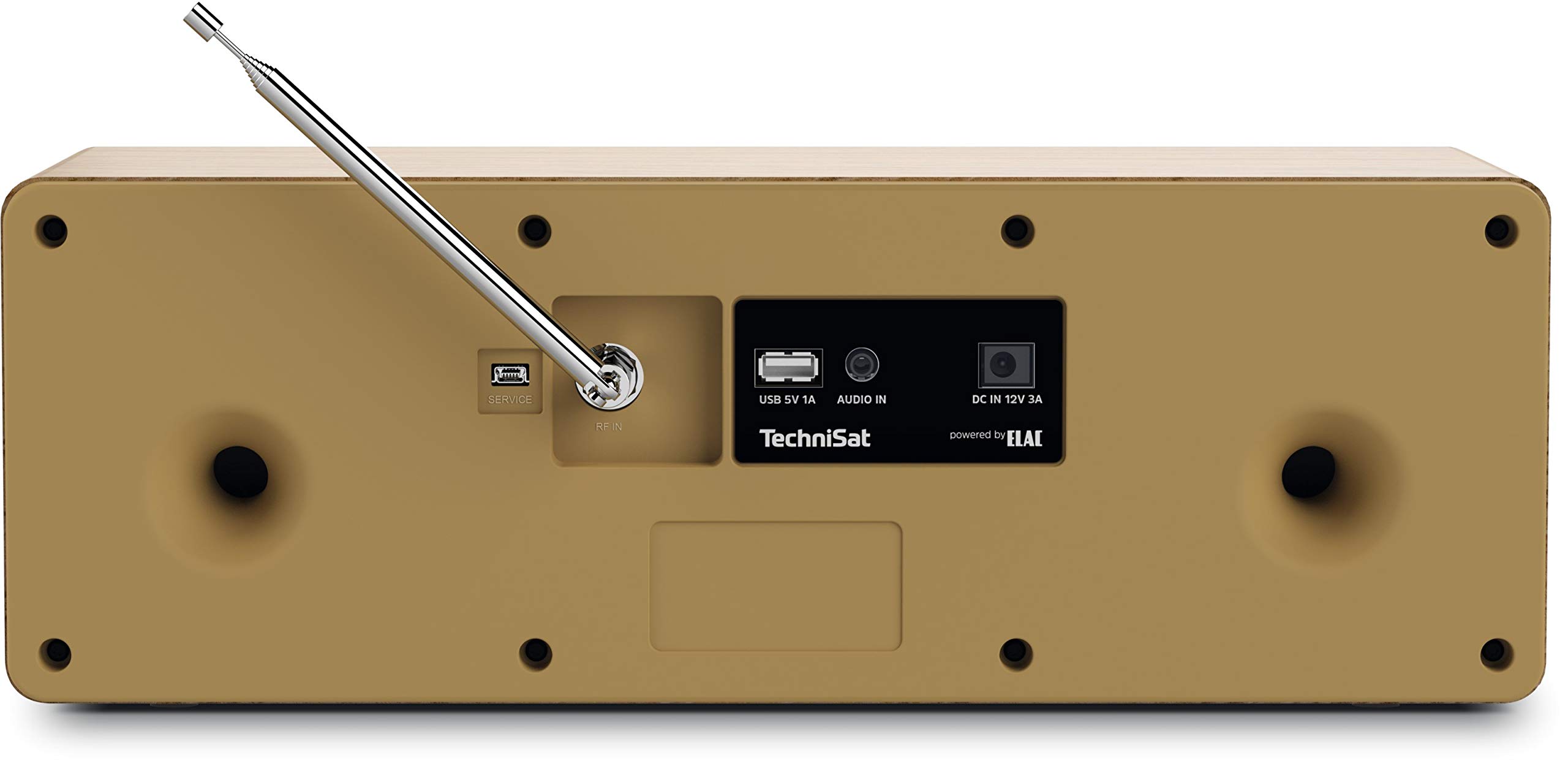 Technisat Digitradio 3 0003/3913 Radio, Brązowy/Czarny, 17 x 38 x 13 cm