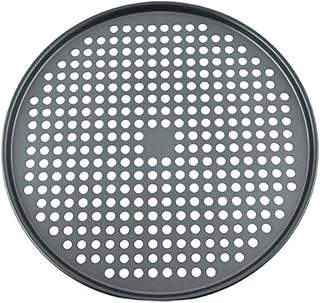 Non-Stick Pizza Pieczenie Taca z Airhole Ze Stali Nierdzewnej Moda Pieczenia Pizza Do Pizzeria Taca do Restauracji Narzędzia Kuchenne Narzędzia Tace Non Stick Pizza Steel (Color : Dark Gray)