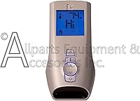 Vista 3 de Sit 0.584.023 Proflame 1 Transmisor de plata Serie GTMF Termostato de mano con control remoto para chimenea - Encendido/Apagado/Ajuste de llama