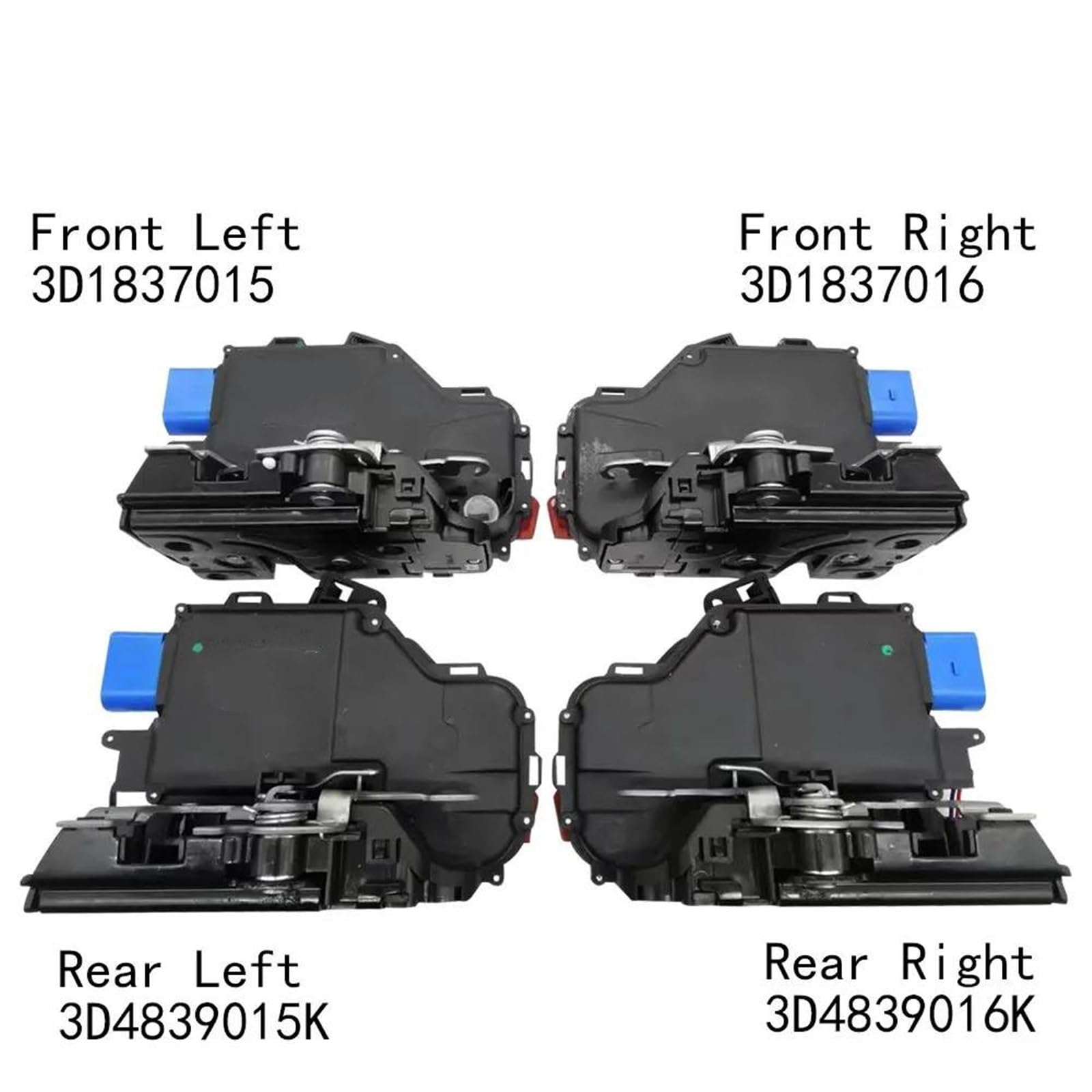 Auto Serratura Attuatore 3D1837015 3D1837016 3D4839015K 3D4839016K Per VW Per Per Touareg Per Phaeton Attuatore Serratura Porta(Rear Left)