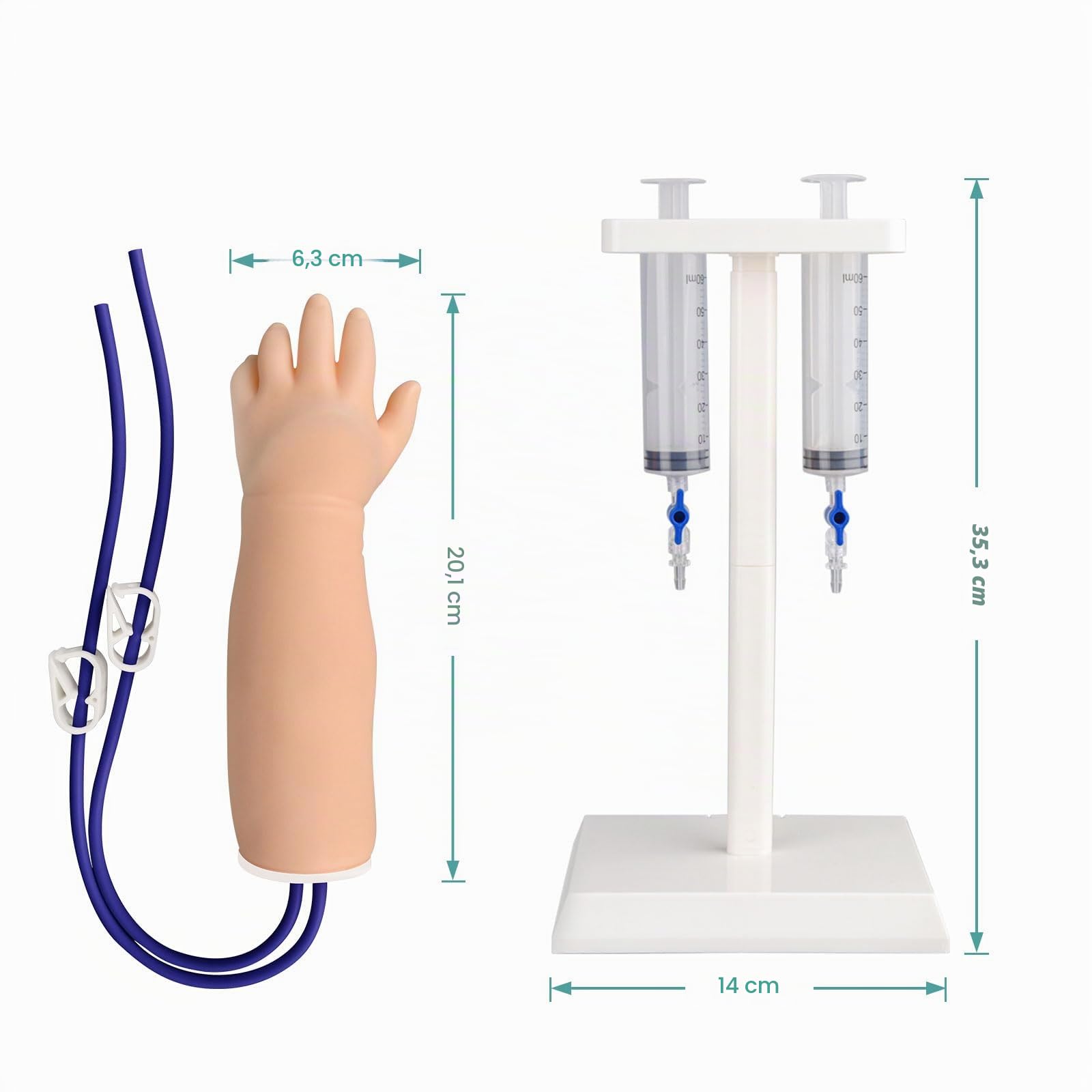 Kit de Mano para Práctica de Flebotomía y vía Intravenosa Pediátrica