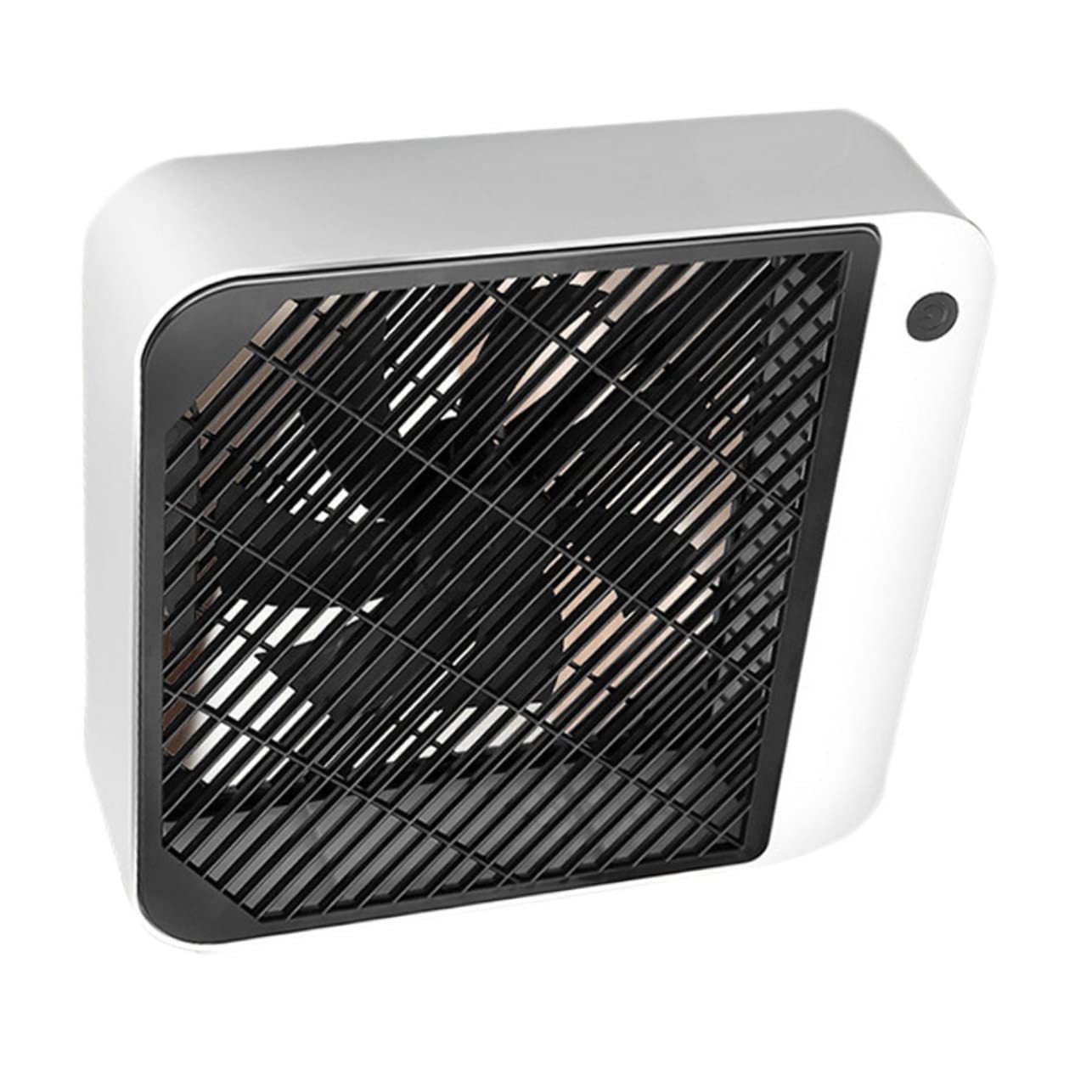 Cabilock Ventilatore da Tavolo Mini USB Bianco in Plastico Ricaricabile | Vacanze Estive, Decorazioni Scuola, Batteria a Lunga Durata, Uso su Scrivania