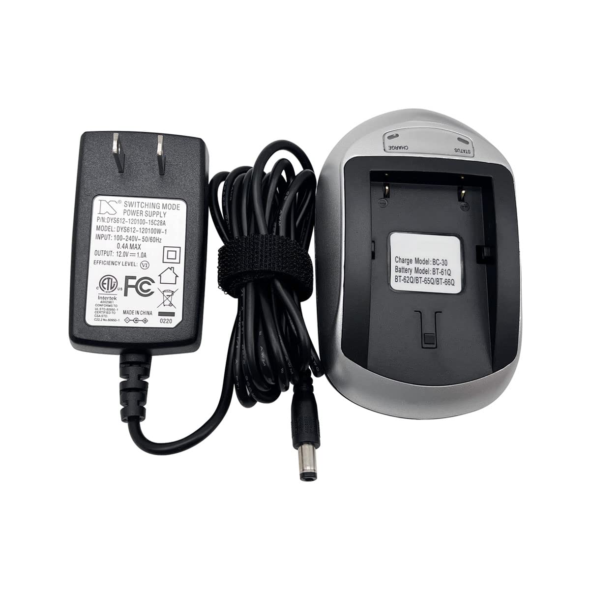New BC-30 Charger Compatible for Topcon BT-62Q 61Q, BT-65Q 66Q Batteries